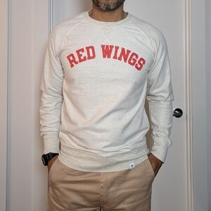 Red Wings Cream Men's Sweater
